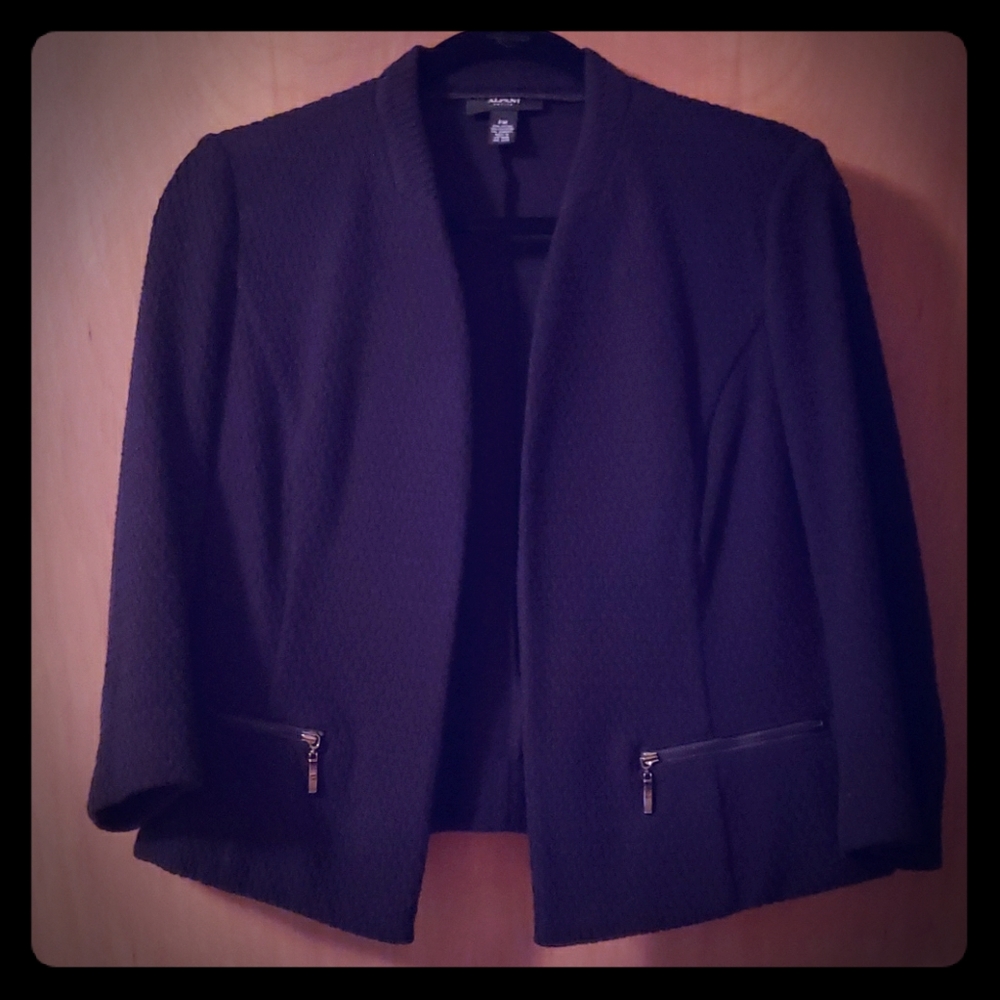 Cropped Alfani Open Blazer